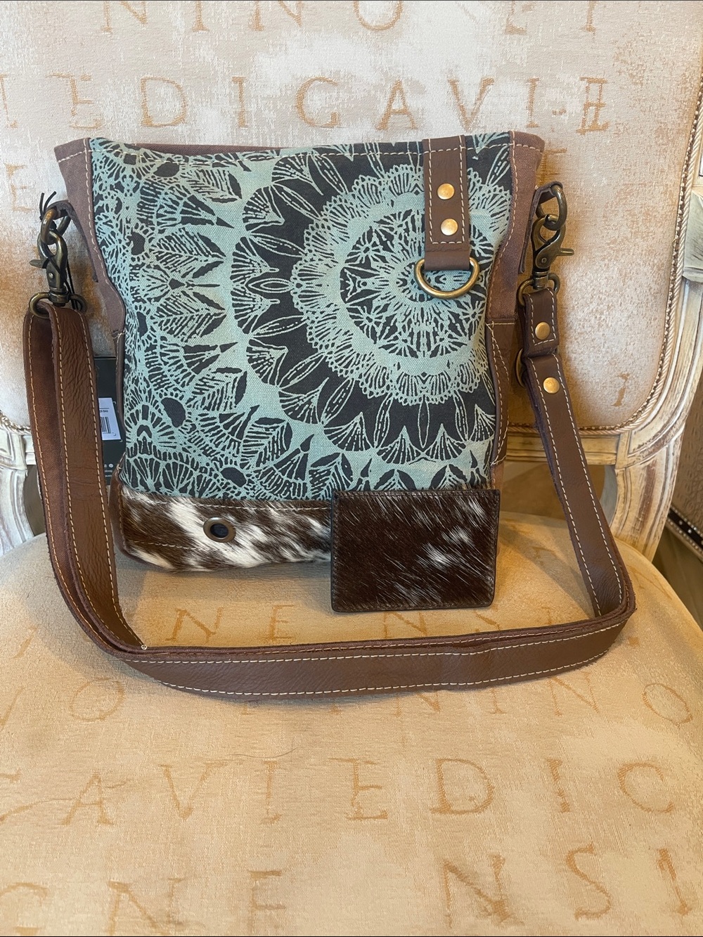 Myra-Verdant Shoulder Bag With Matching ID Holder